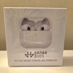 Dango Buds Active Noise Canceling Earbuds With HD Microphones - White
